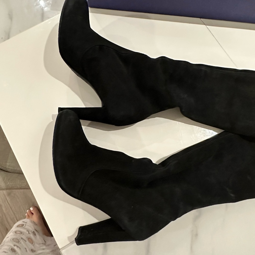 Stuart Weitzman Highland suede Boot SZ 7 - Picture 4 of 4